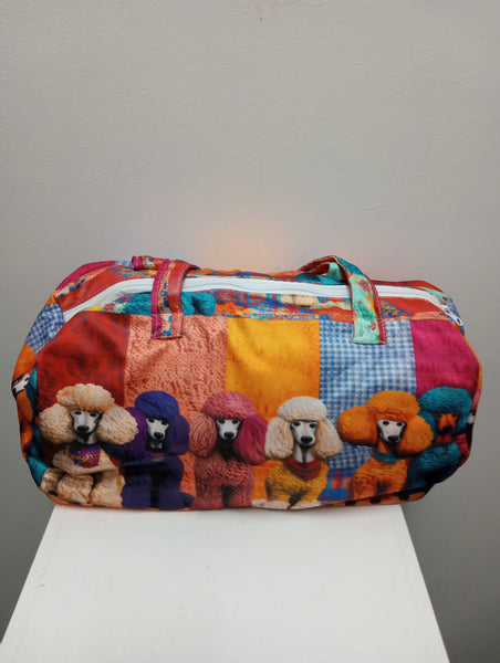 15x9 Multicolor Tote Bag | Fun Prints – Cow, Faith, Poodle & Music OhhMy! Gifts and Things, LLC