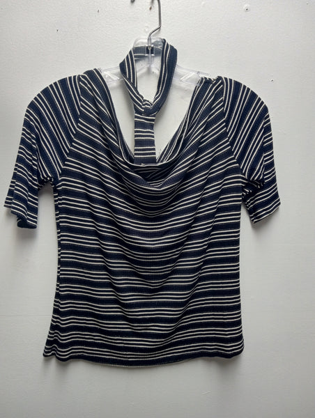 Preloved Hayden Black/white/gold Large top/washed-never worn Debra Hodge