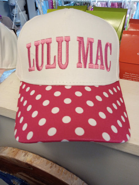 LuLu Mac sport caps Amanda Queen