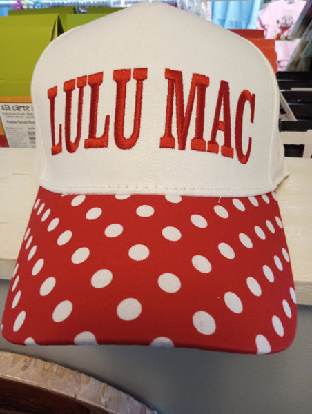 LuLu Mac sport caps Amanda Queen