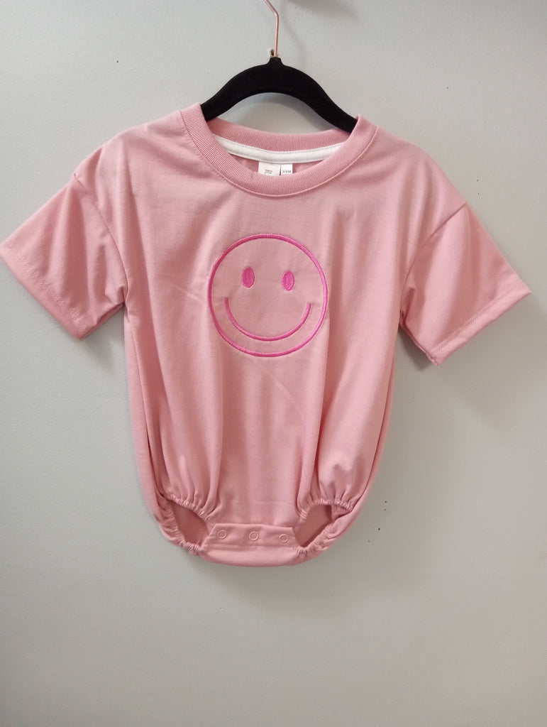 Pink Smile John 3:16 Baby Bubble Romper | Faith Gift Sew Sisterly