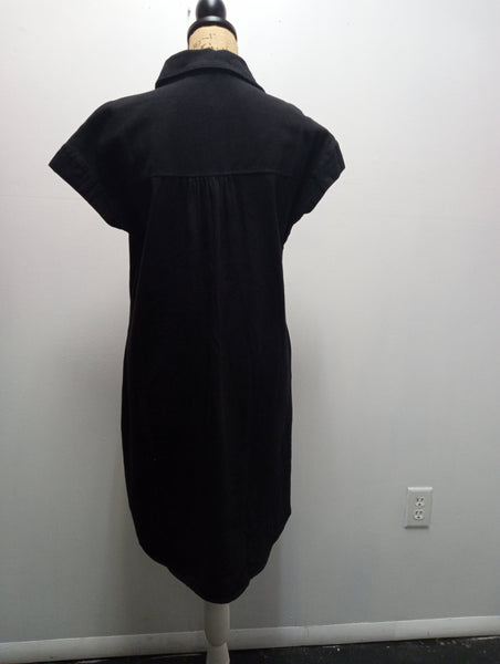 Mittoshop Black dress /silver buttons Amanda Queen
