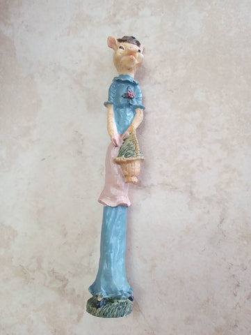 7-Inch Vintage Art Mark Skinny Pig Farmer 2-Piece Set