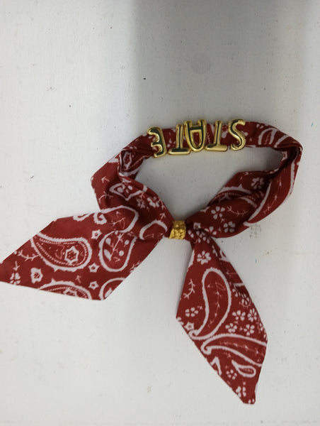 Bandana Sport Bracelets/Maroon/Red/Black