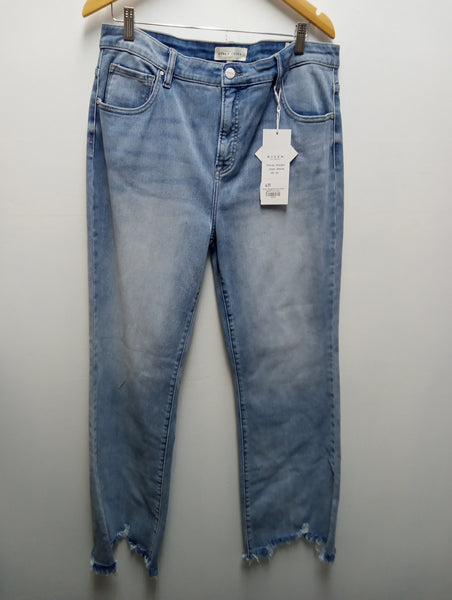 Risen Plus Size Blue Jeans | 1X-2X, 3 Washes