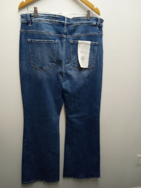 Risen Plus Size Blue Jeans | 1X-2X, 3 Washes