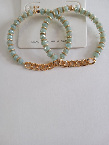 Assorted Teal Earrings