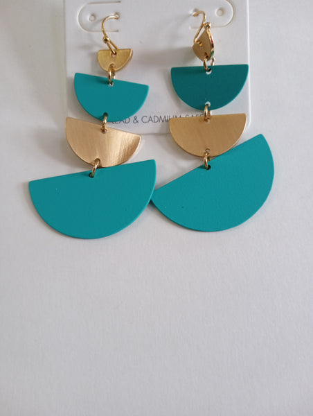Assorted Teal Earrings