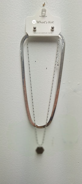 Assorted Silver Necklaces