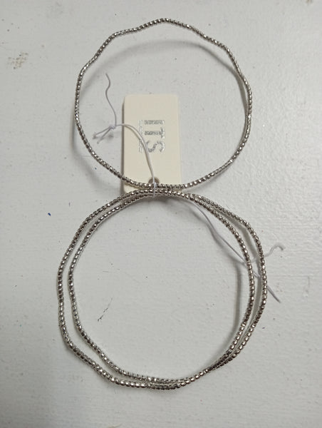 Thin 3 strand Silver Bracelet
