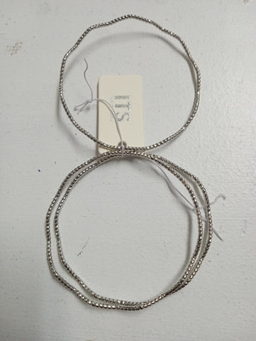 Thin 3 strand Silver Bracelet