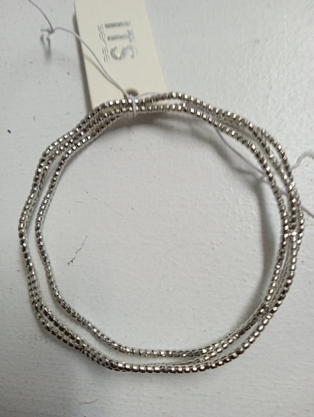 Thin 3 strand Silver Bracelet