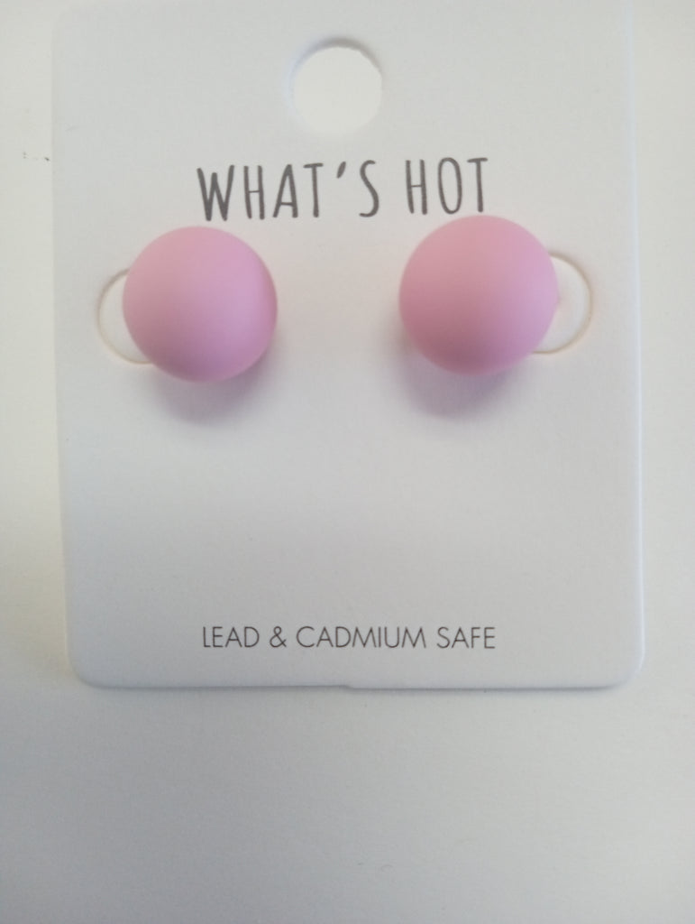 Pink assorted earrings