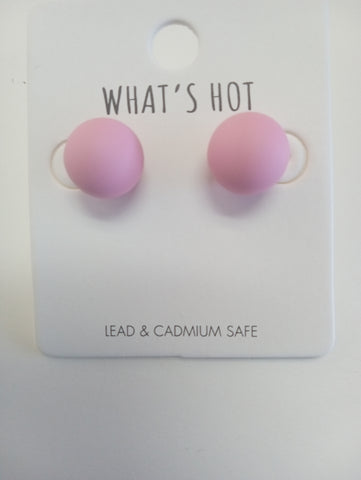 Pink assorted earrings