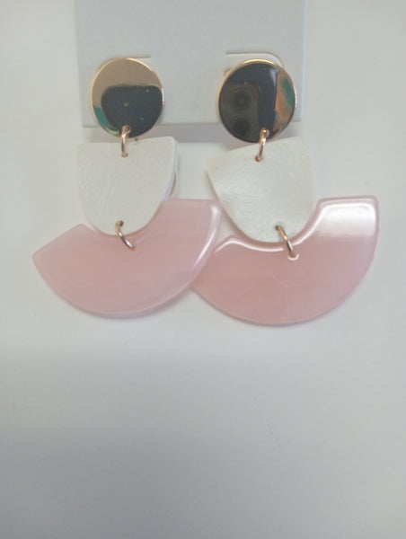 Pink assorted earrings