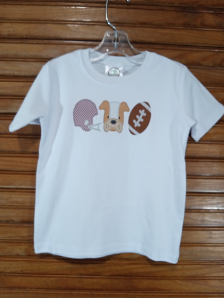 BB Boys T-Shirt/helmet/football/bulldog