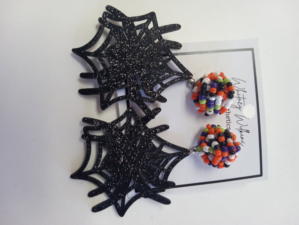 Halloween Beaded Earrings
