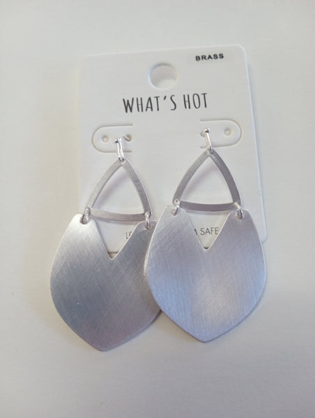 Silver Dangle Earrings | Teardrop, Hoop & Tiered Styles, 10 Designs