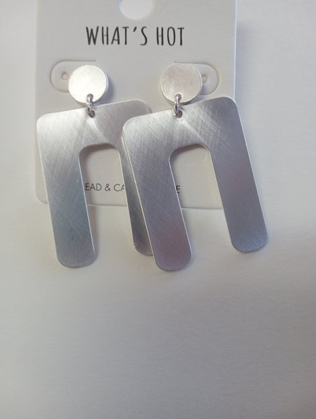 Silver Dangle Earrings | Teardrop, Hoop & Tiered Styles, 10 Designs