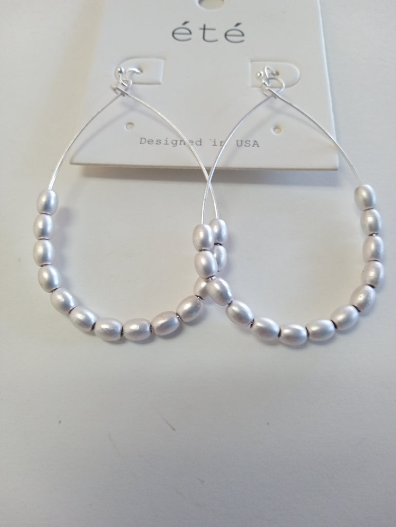 Silver Dangle Earrings | Teardrop, Hoop & Tiered Styles, 10 Designs