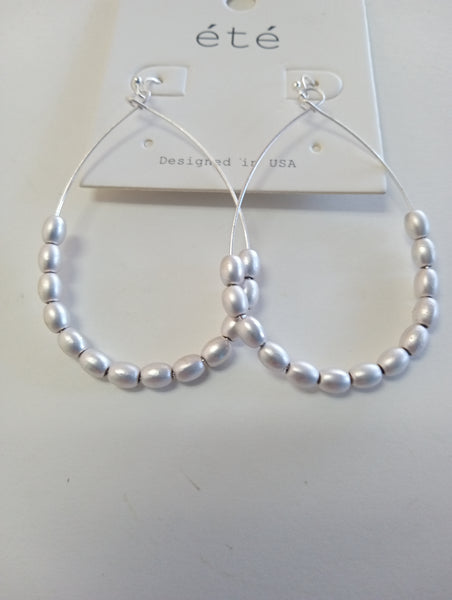 Silver Dangle Earrings | Teardrop, Hoop & Tiered Styles, 10 Designs