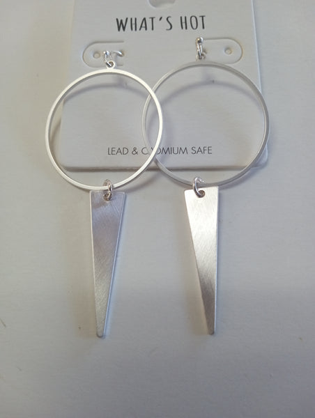 Silver Dangle Earrings | Teardrop, Hoop & Tiered Styles, 10 Designs