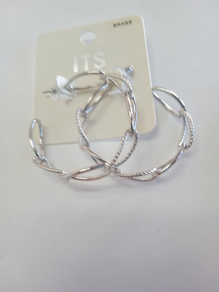 Silver Stud Earrings | Octagon Studs & Beaded, Chain & Smooth Hoops