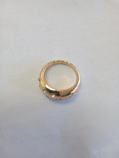 Gold Rings | Faux Pearl & Rhinestone Styles in Multiple Sizes