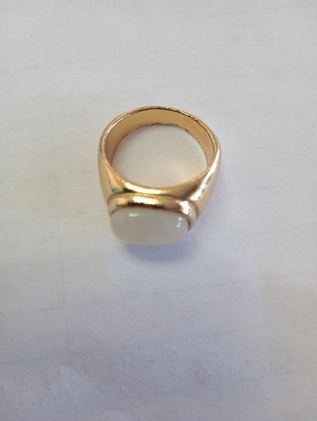 Gold Rings | Faux Pearl & Rhinestone Styles in Multiple Sizes