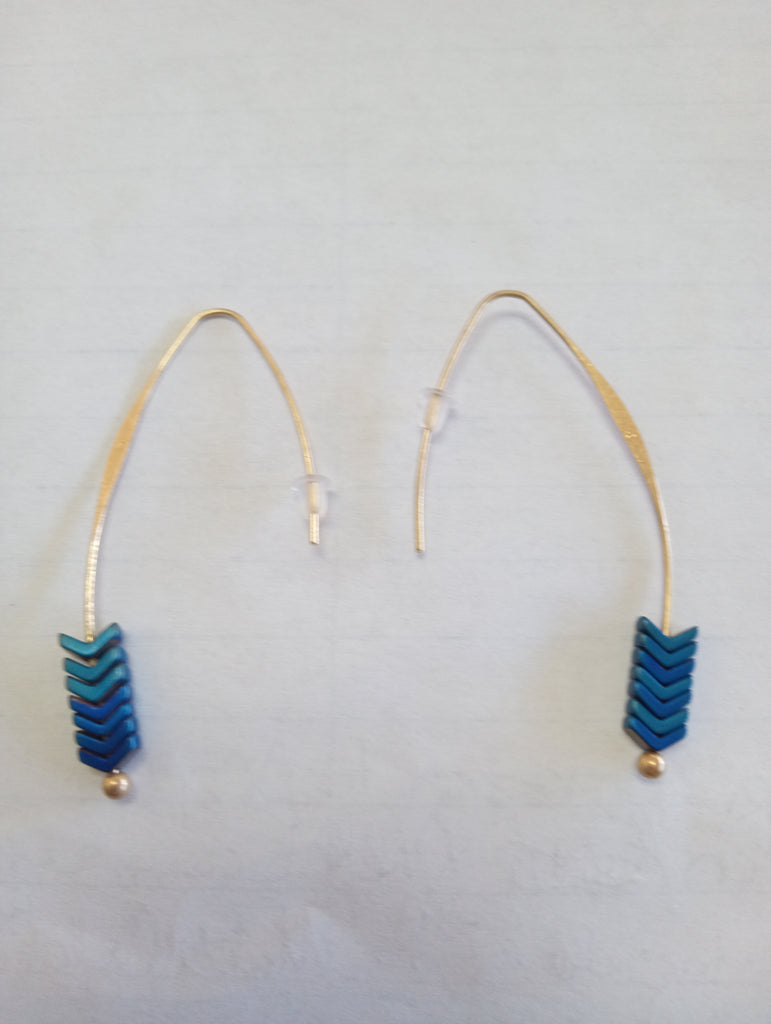 Vintage Arrow Dangle Earrings
