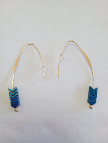 Vintage Arrow Dangle Earrings