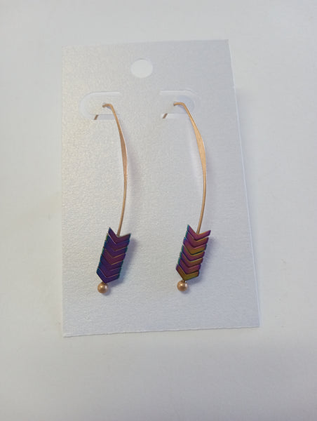 Vintage Arrow Dangle Earrings