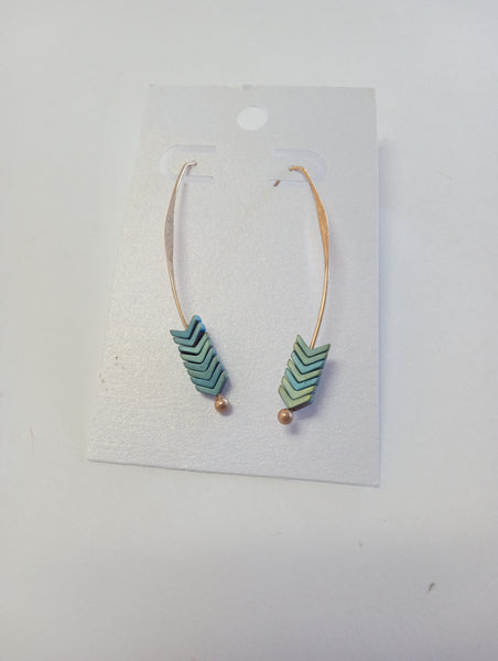 Vintage Arrow Dangle Earrings