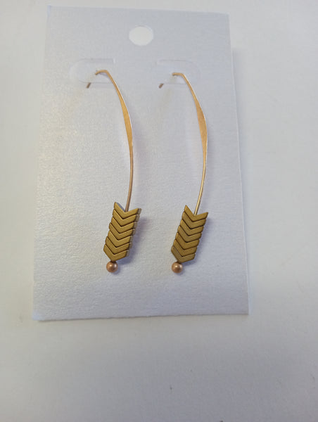 Vintage Arrow Dangle Earrings