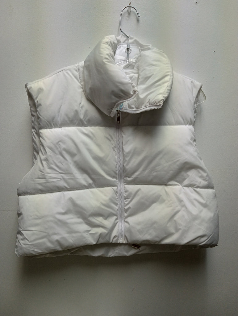Zenana Large White Puffer Jacket