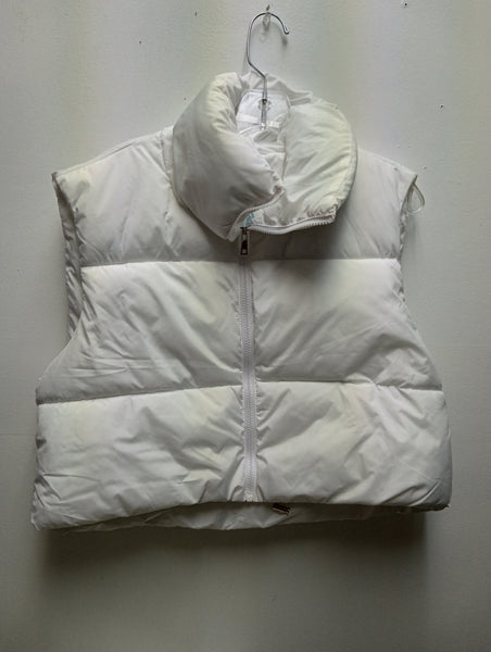 Zenana Large White Puffer Jacket