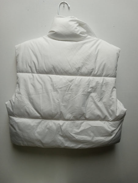 Zenana Large White Puffer Jacket
