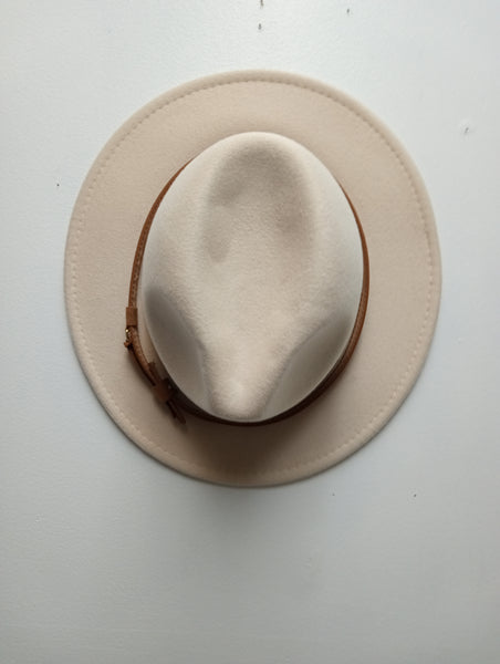 Fall Felt Tan Fedora Hat