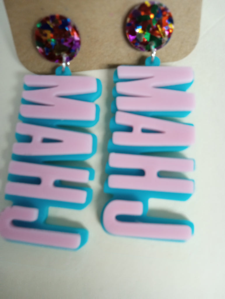 Mahjong Stud Earrings