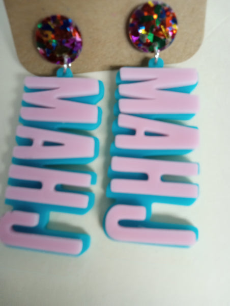 Mahjong Stud Earrings