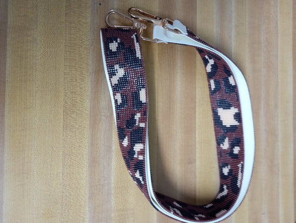 Brown Animal beaded Strap