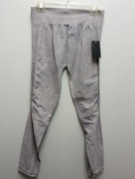 Pre-Loved light Gray One Size Leggins-Nikibiki