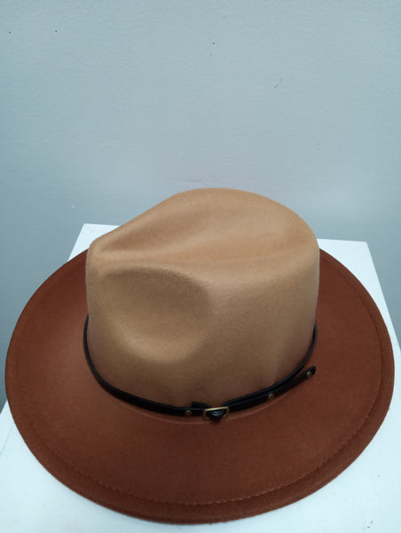 Fedora Gradient Hat w/belt