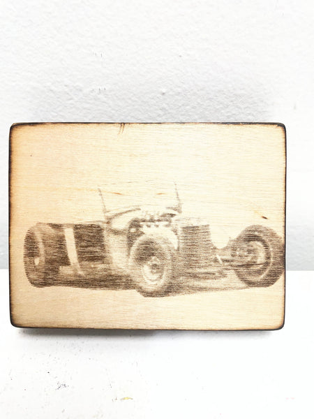 3x4 Hand-Made Wood Burned Shelf-Sitter - Artisan Farmhouse Decor Rick Dantzler