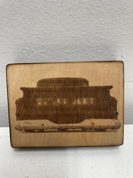 3x4 Hand-Made Wood Burned Shelf-Sitter - Artisan Farmhouse Decor Rick Dantzler
