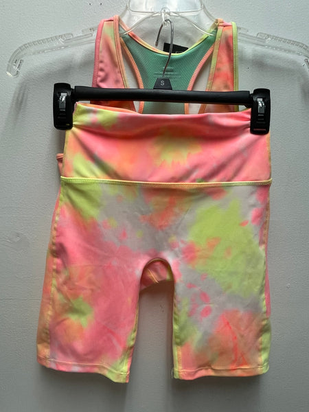 Zenana Pink/Orange/Yellow Tye Dye Work Out Attire Shirley Ollison