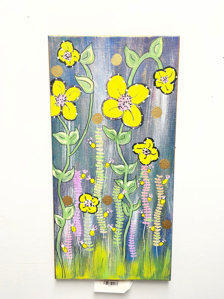 Hand-Painted Floral Canvas Wall Art | Spring Home Decor OhhMy! Gifts and Things, LLC