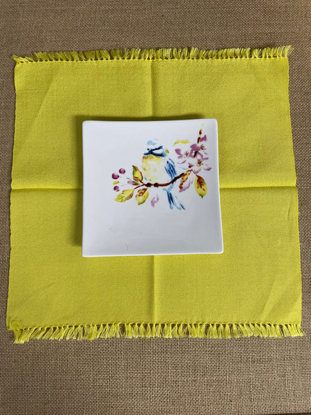 13"x12" Yellow Placemat/napkin-2 set OhhMy! Gifts and Things, LLC