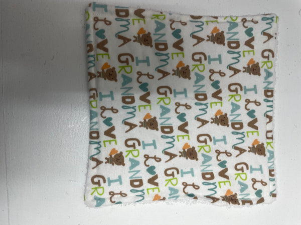 7"x7" Handmade Baby Wash Cloths Jody Martin