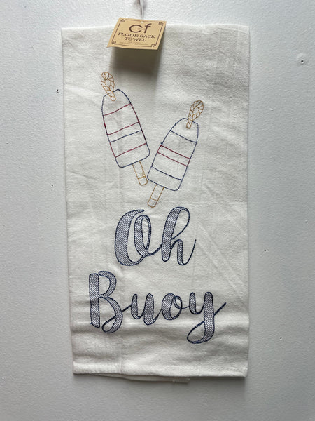 C & F Flour Sack Summer Themed towels Amanda Queen